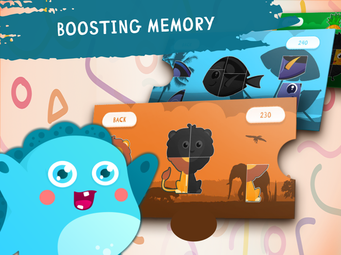 Puzzles for kids. Baby Games