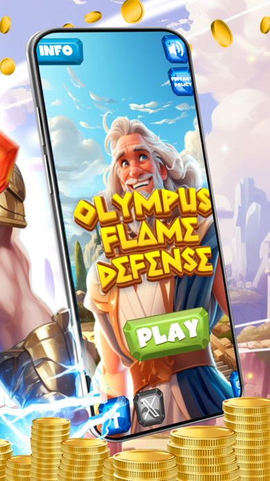 Olympus Flame Defense Screenshot
