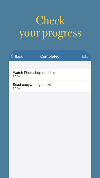 Resolutions 2025 - New Year Screenshot