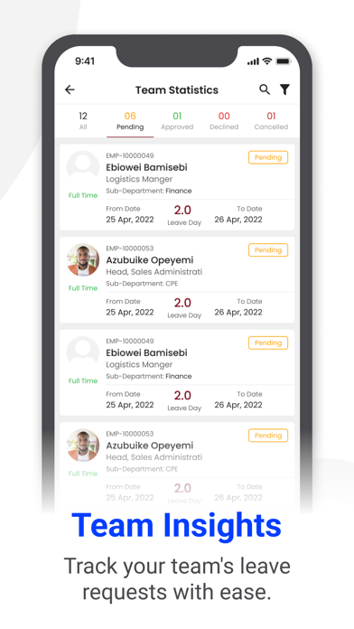 RockEye Employee Self Service Screenshot
