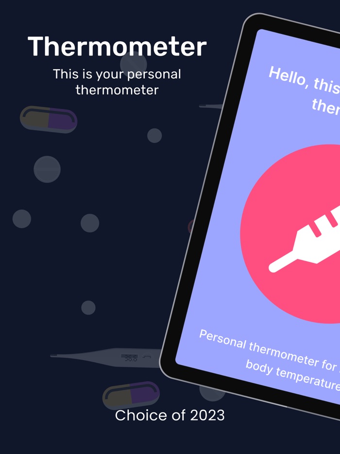 The thermometer body temp арр