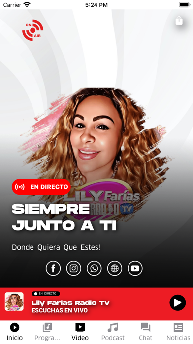 Lily Farias Radio Tv Screenshot