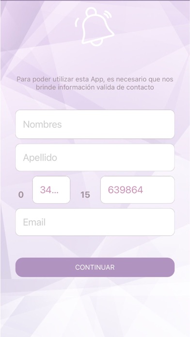 Campana Alerta Screenshot