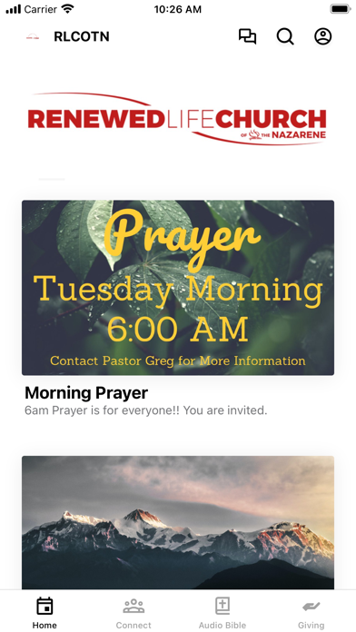 Arlington Renewed Life Church Screenshot