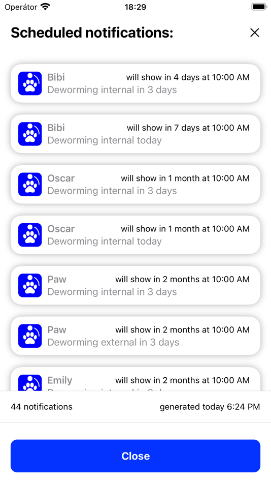 #7. Pets card (iOS) 由: Daniel Mikulasek
