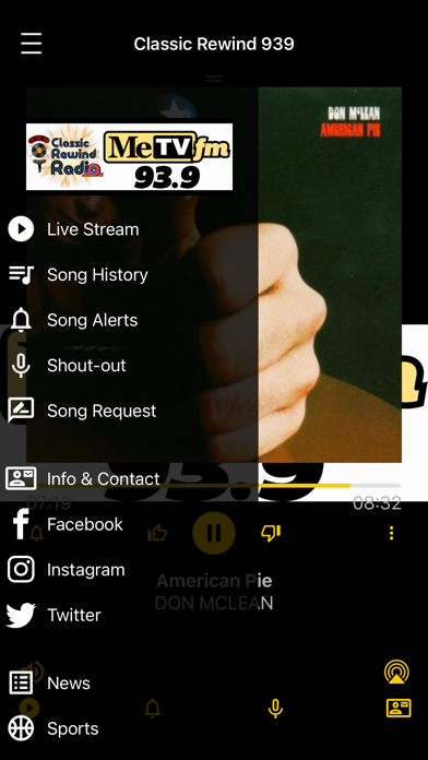 Classic Rewind 93.9FM Screenshot