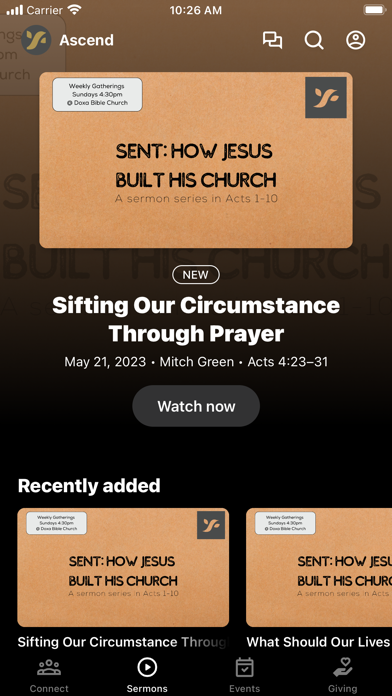 Ascend Bible Church Screenshot