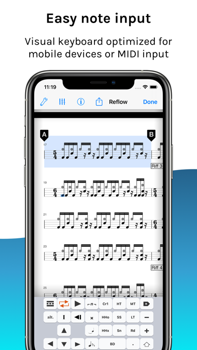 Reflow Score Writer screenshot1