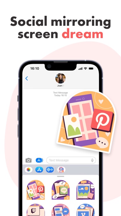 Social mirroring screen dream Screenshot