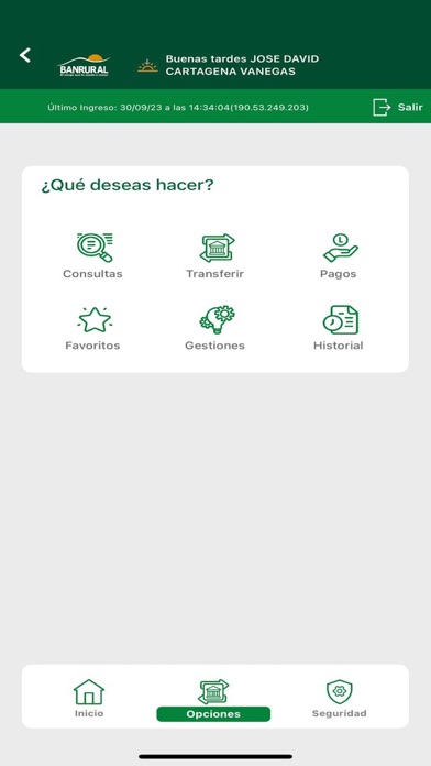 Banrural Móvil Honduras Screenshot