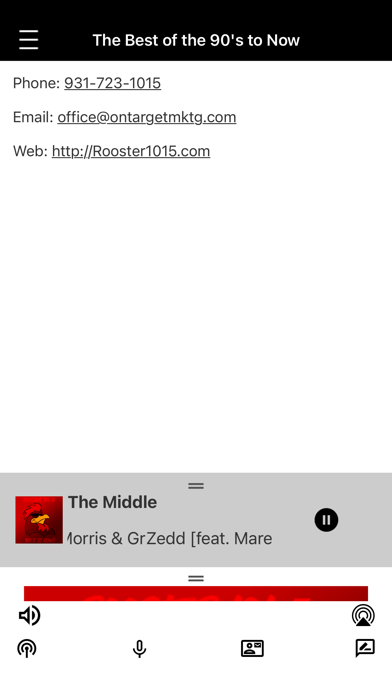 The Rooster 101.5 Screenshot