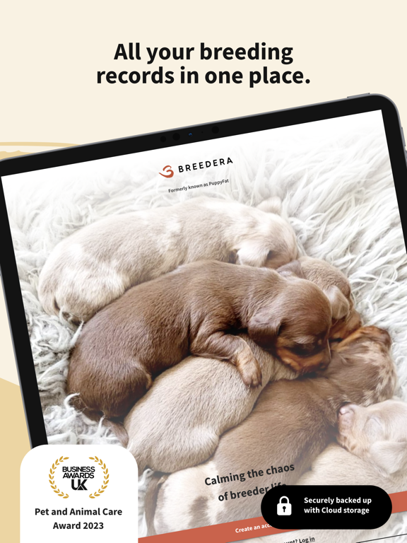 Breedera - Dog Breeder App iPad app afbeelding 1