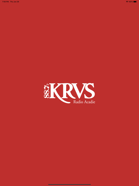 KRVS 88.7 FM iPad screenshot 1 - Entertainment app