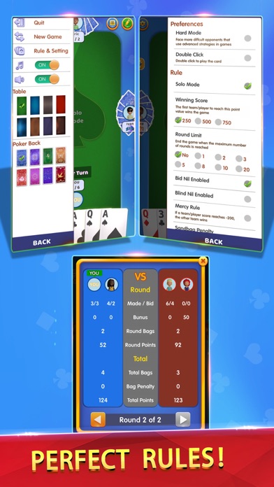 Spades Offline - Card Game * Screenshot