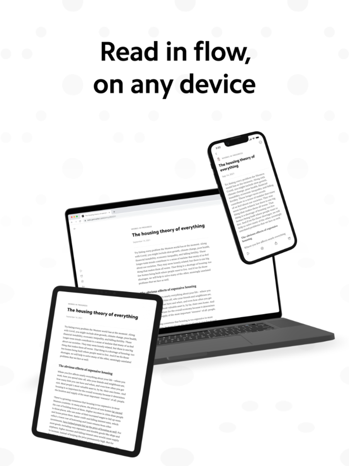 Matter A better reading app