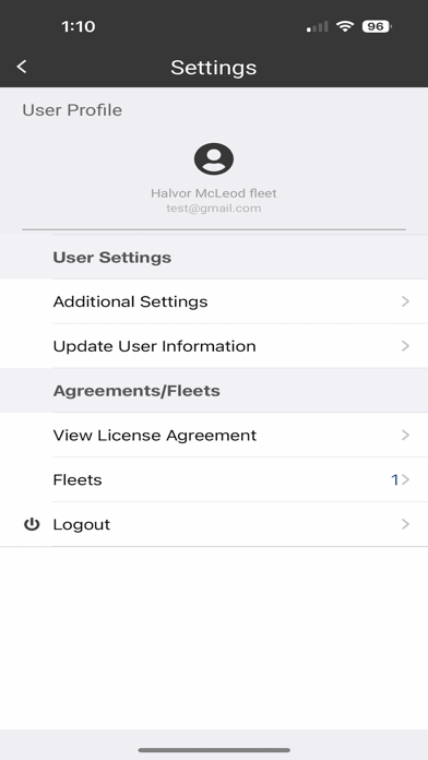 Halvor Driver App Screenshot