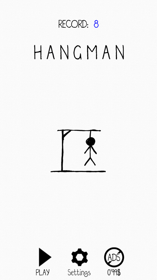 #7. Hangman Word Quest (iOS) 来自: One Up Games Studio