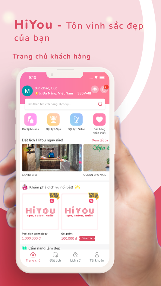 HiYou - Đặt lịch làm đẹp - 1.1.5 - (iOS)