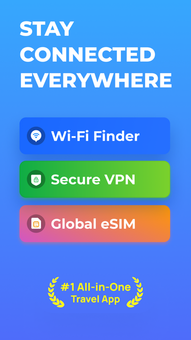 WiFi Map: Travel eSIM, Offline Screenshot