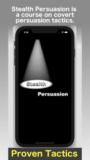stealth persuasion iphone screenshot 1