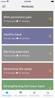 fitness - routines workout iphone screenshot 1
