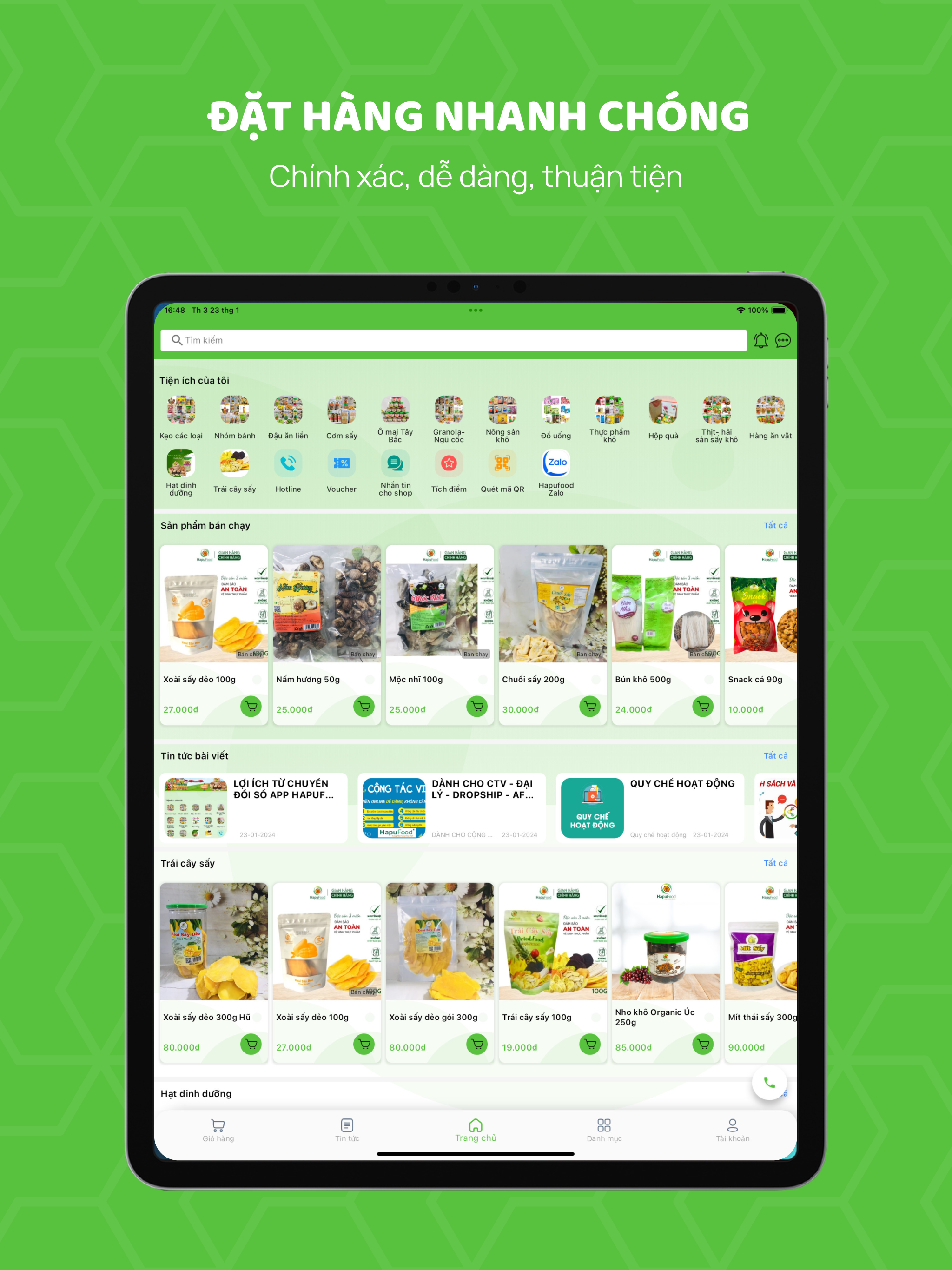 Hapufood - Đặc sản ba miền