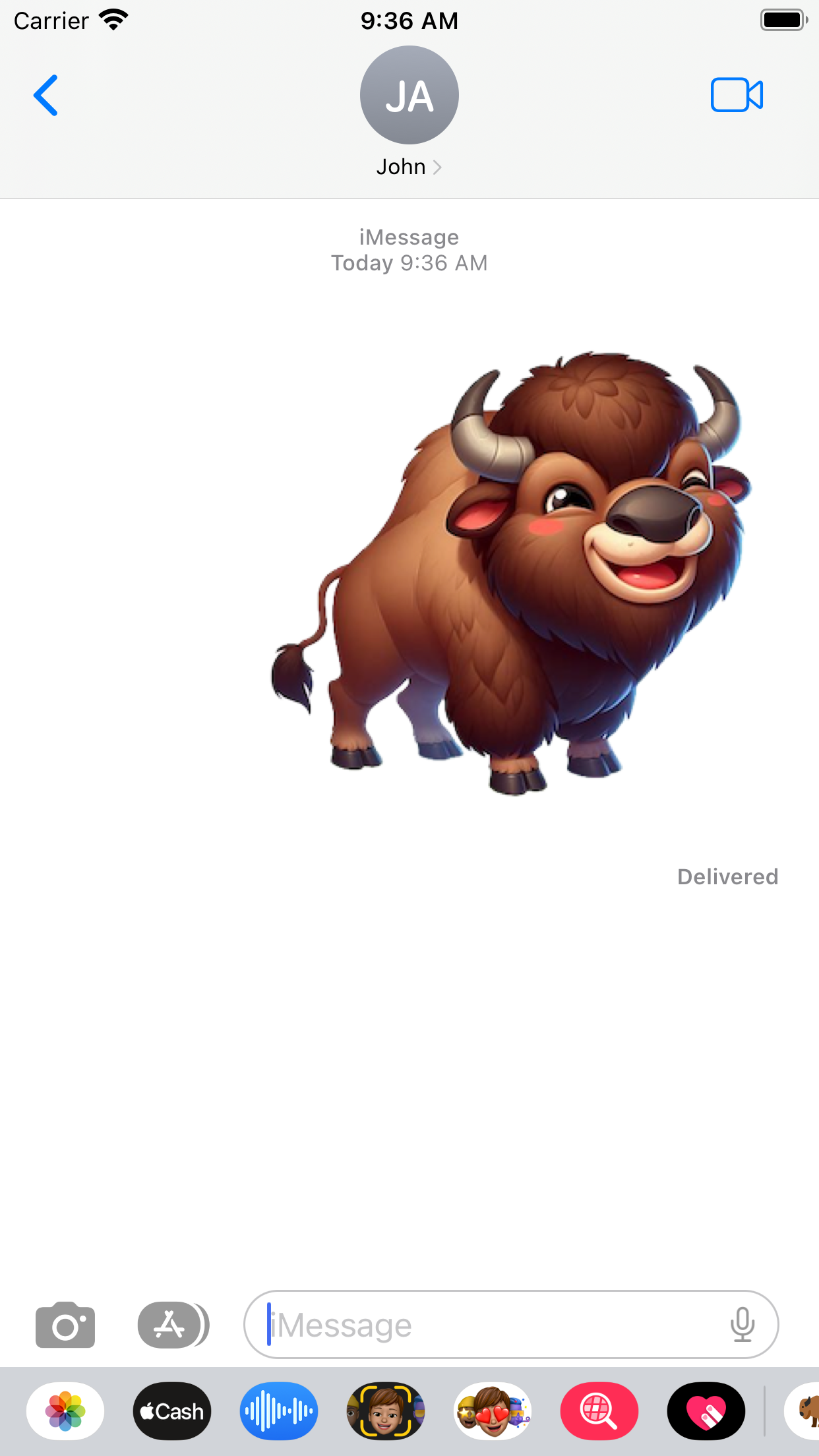 Bison Stickers