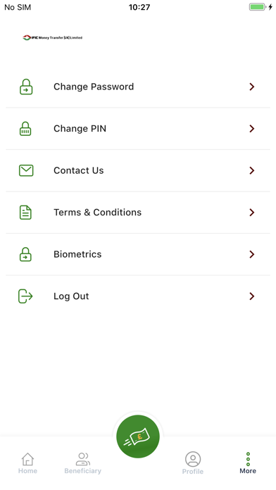 IFIC MONEY TRANSFER Screenshot
