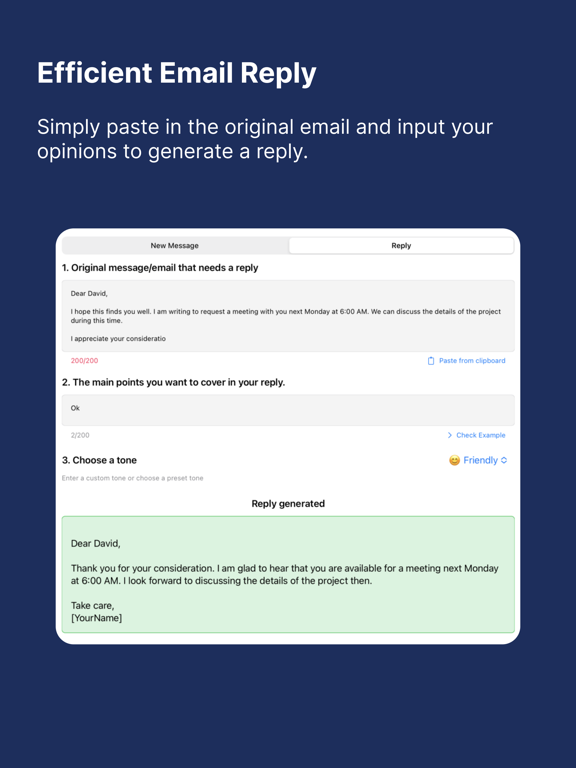 Mail Helper iPad screenshot 3 - Business app
