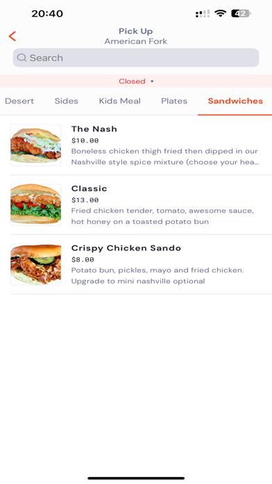 Lovebirds Hot Chicken Screenshot