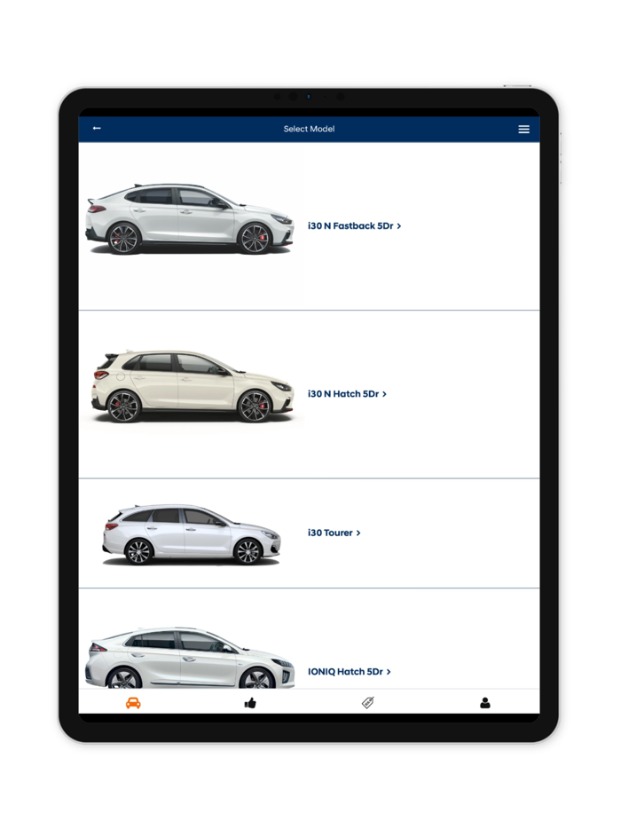 Hyundai Dealer Purchasing App