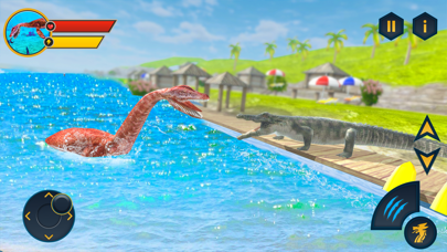 Sea Monster Game-City Dinosaur Screenshot