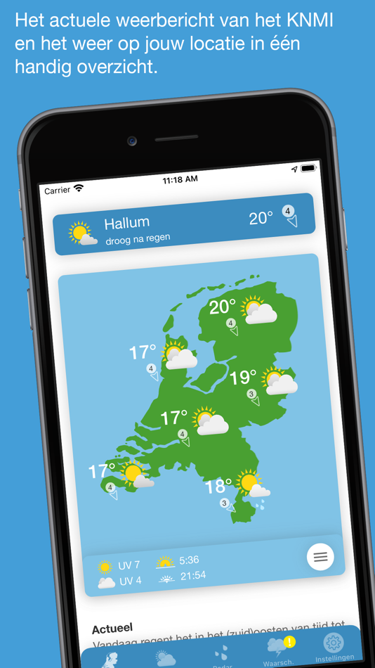 Weerbericht Nederland - 7.24 - (iOS)