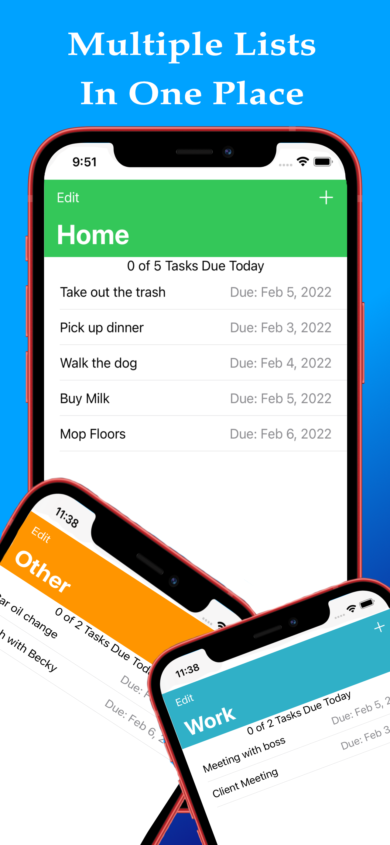Daily Planner Task List