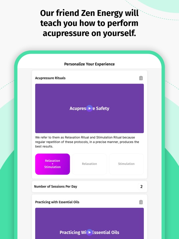 EnergyPoints iPad screenshot 4 - Medical app