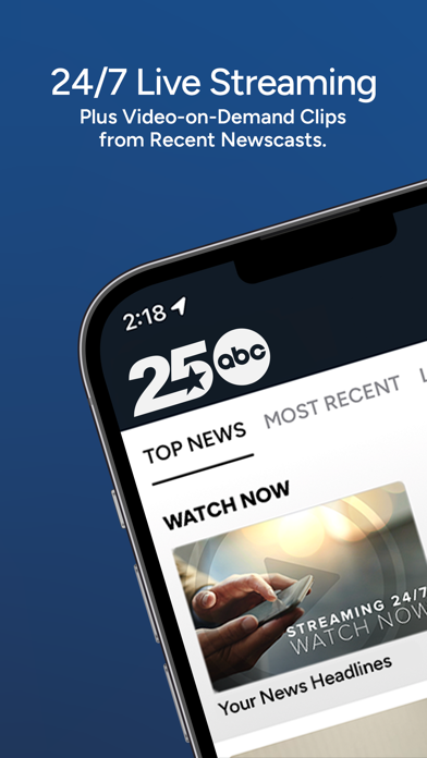 25 News KXXV and KRHD Screenshot