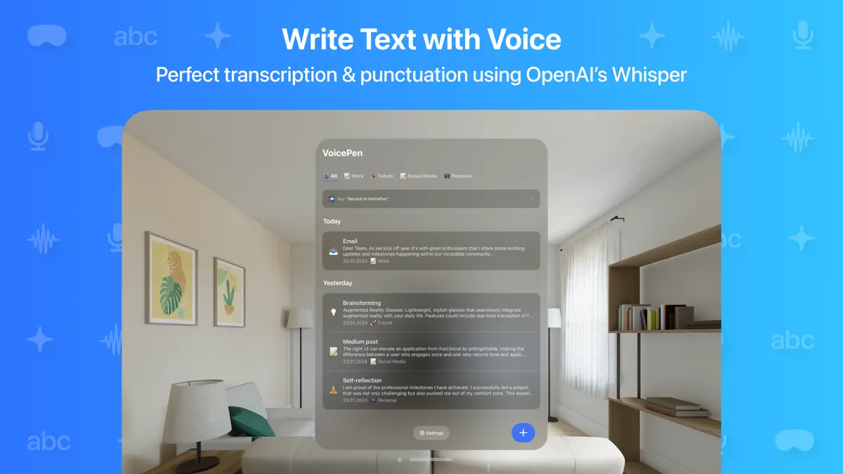 AI Note Taker – VoicePen screenshot 1