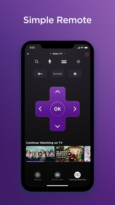 The Roku App (Official) Screenshot