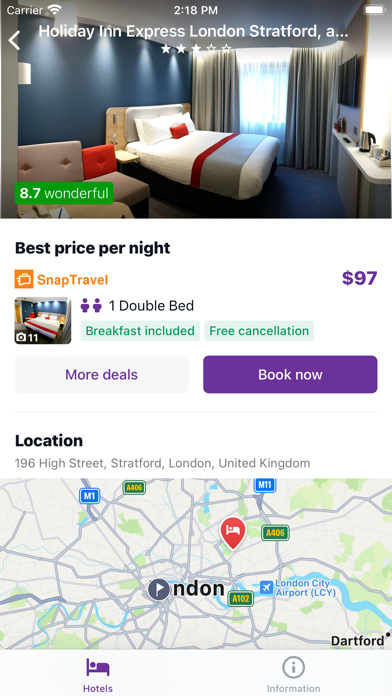 Cheap Hotels - Hotel Deals Screenshot
