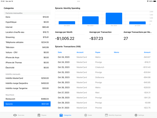 Screenshot #6 pour See Your Budget for YNAB