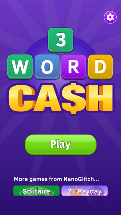 3 Word Cash - Win Real Prizes Screenshot