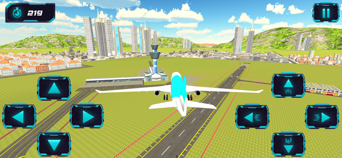 Airplane Flight Pilot Sim Game