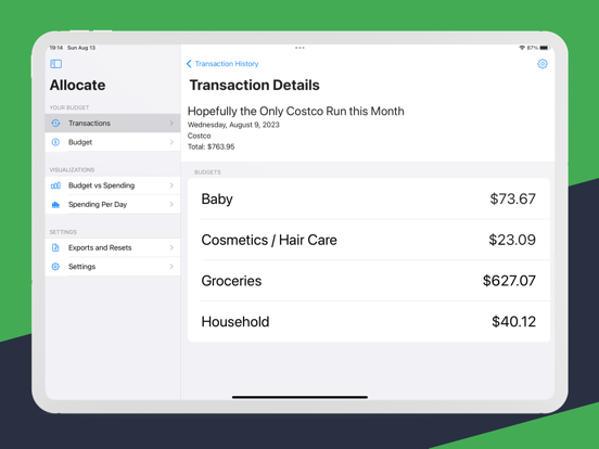 App screenshot