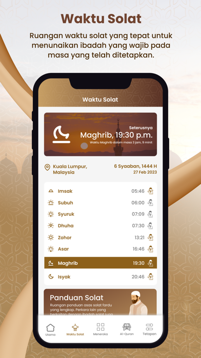 Waktu Solat Malaysia Screenshot
