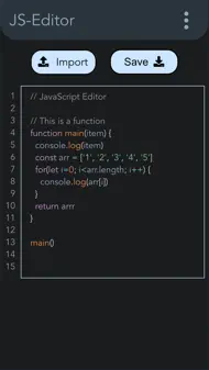 Pro JavaScript Editor iphone bilder 0