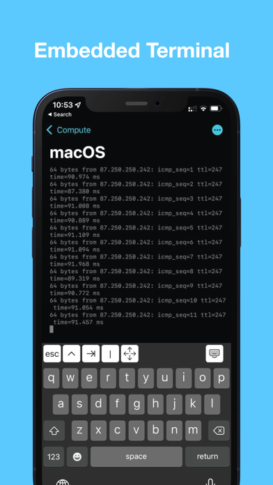 Compute – SSH and Forwarding Screenshot