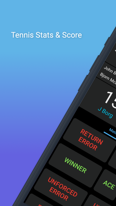Tennis Stats & Score Screenshot