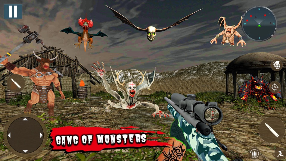 Wild Sniper Monster Game 3D - 1.5 - (iOS)