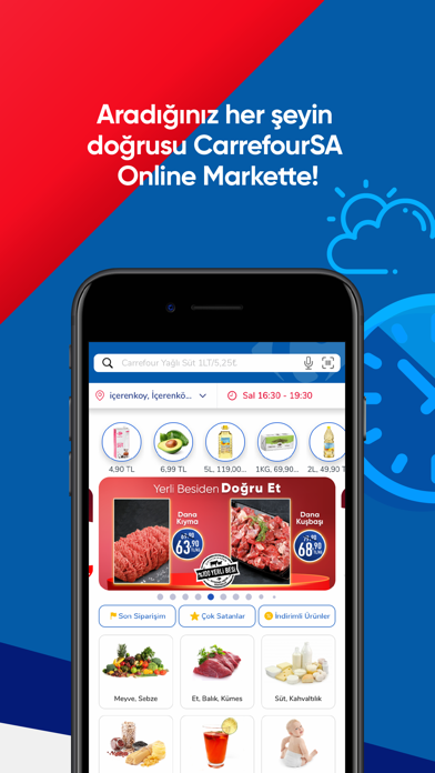 CarrefourSA: Online Market Screenshot