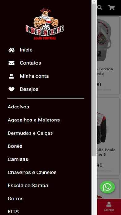 Torcida Independente - Loja Screenshot